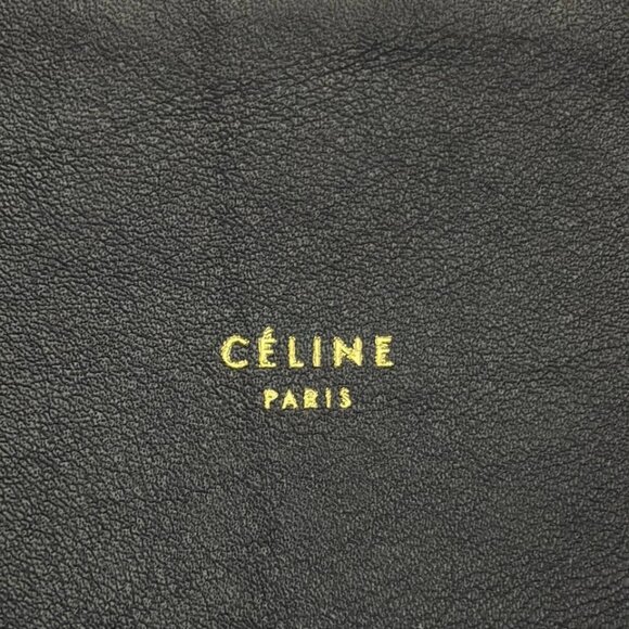 CELINE All Soft Beige Navy Red Suede Leather - Shoulder Bag 555-073025 - Picture 9 of 9